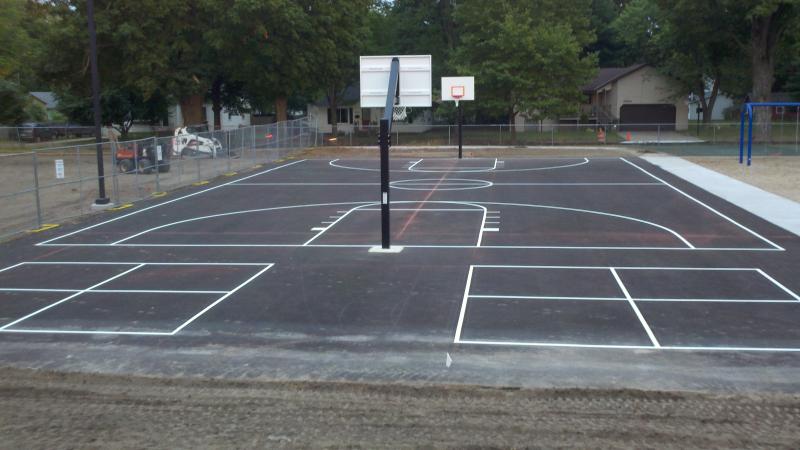Sports court by Advanced Pavement Marking